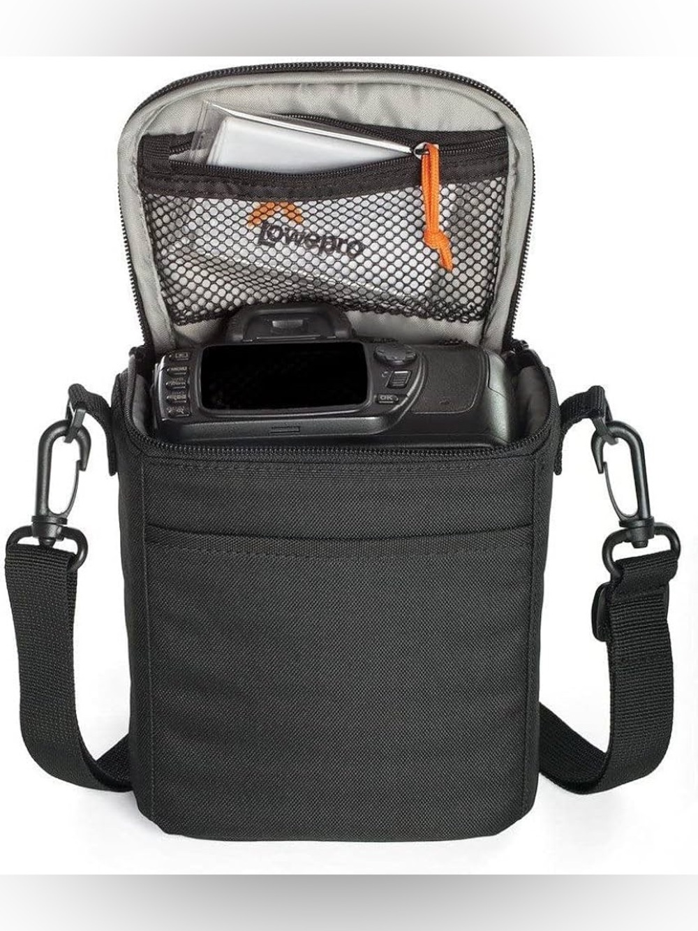 Black Compact Camera Bag - Crossbody Carry Case - Picture 10 of 10